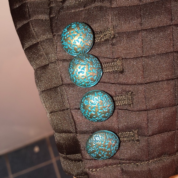 NWOT Modern Images brown quilted jacket - Picture 5 of 7